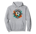 Soccer Papa Family Matching Dad Fathers Day Hoodie - Graphic Print Unisex - T-Shirt, Sweatshirt, Hoodie