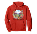 Floral Zion National Park Hiking Hoodie - Novelty Apparel Men Women - T-Shirt, Sweatshirt, Hoodie