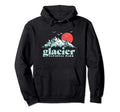 Glacier National Park 80S Mountains Hoodie - Graphic Print for Adults - T-Shirt, Sweatshirt, Hoodie