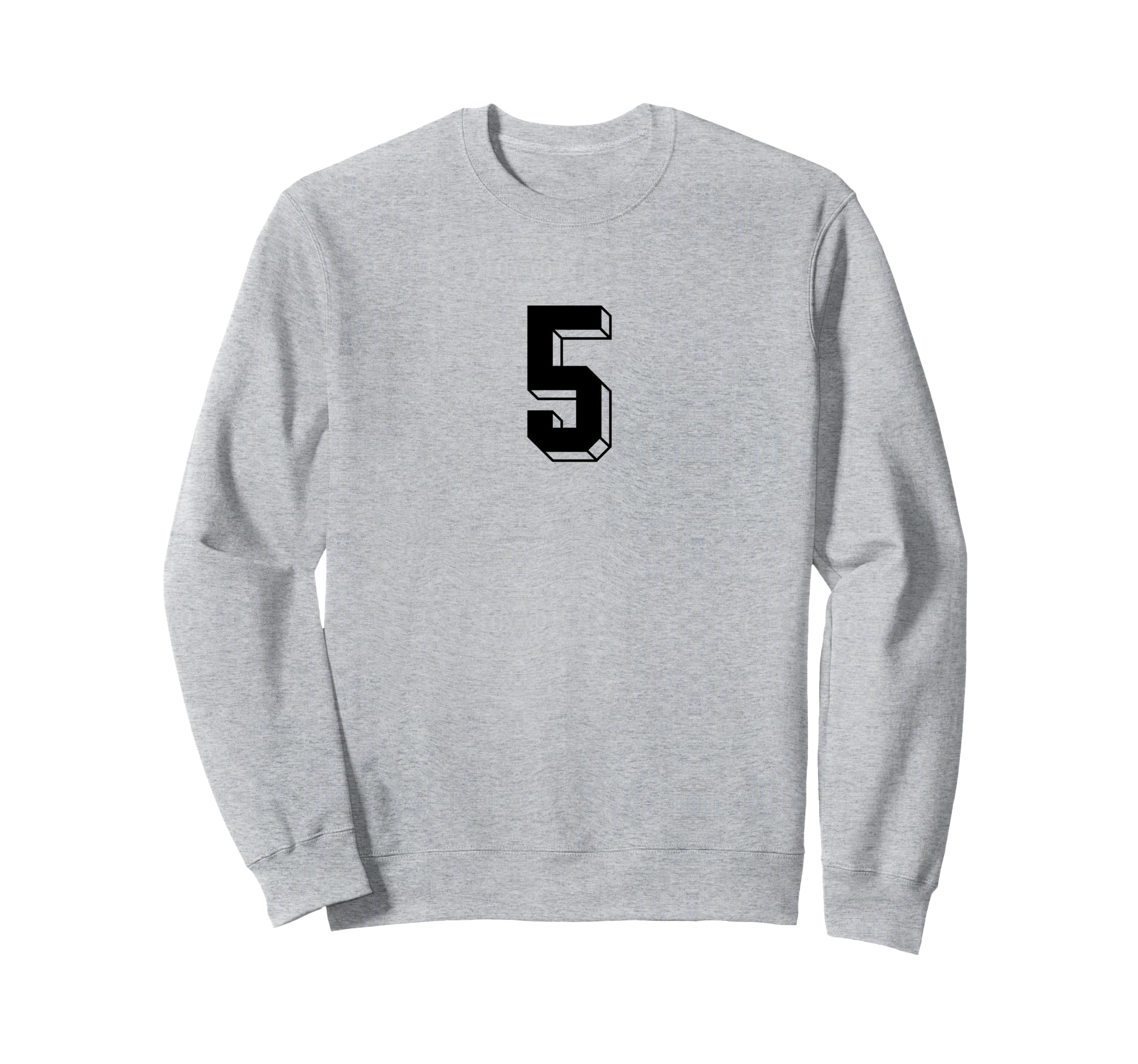 Number 5 80S 90S Soccer Team Jersey Sweatshirt - Graphic Print Unisex - T-Shirt, Sweatshirt, Hoodie
