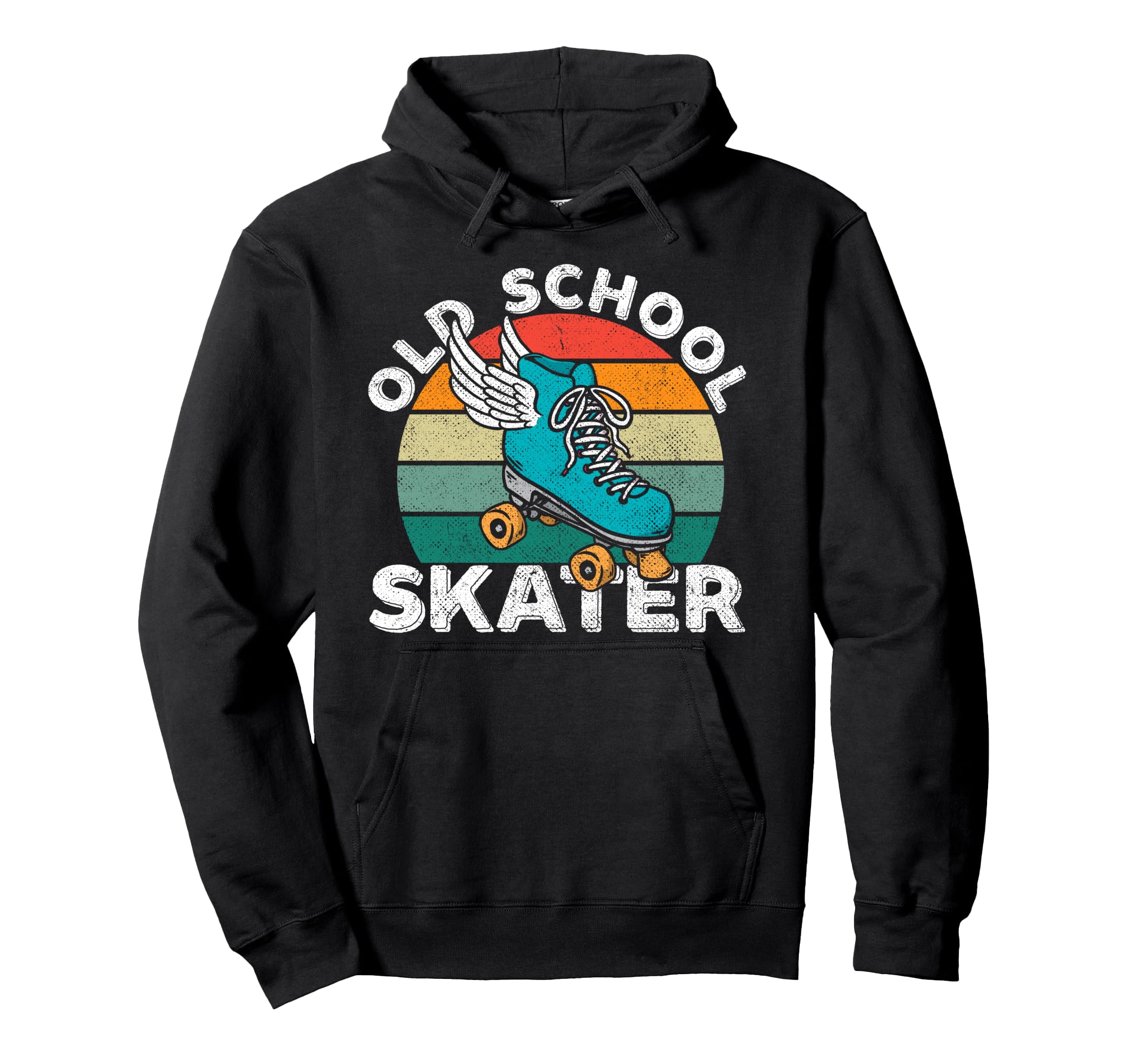 Roller Skating Skate 1970S Old Hoodie - Aesthetic Graphic for Adults - T-Shirt, Sweatshirt, Hoodie