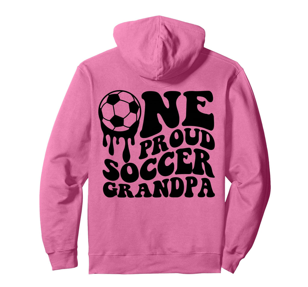 Proud Soccer Grandpa Soccer Ball Drip Hoodie - Unique Graphic for Adults - T-Shirt, Sweatshirt, Hoodie
