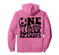 Proud Soccer Grandpa Soccer Ball Drip Hoodie - Unique Graphic for Adults - T-Shirt, Sweatshirt, Hoodie