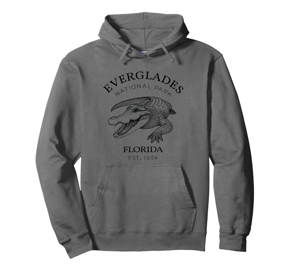 Everglades National Park Alligators Hoodie - Graphic Print for Adults - T-Shirt, Sweatshirt, Hoodie
