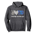 Peace Love Cure Type One Diabetes Hoodie - Unique Graphic for Adults - T-Shirt, Sweatshirt, Hoodie