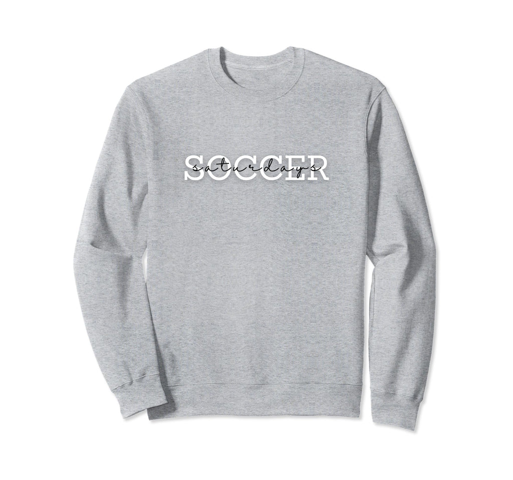 Soccer Saturdays Game Tournament Sweatshirt - Minimalist Print Unisex - T-Shirt, Sweatshirt, Hoodie