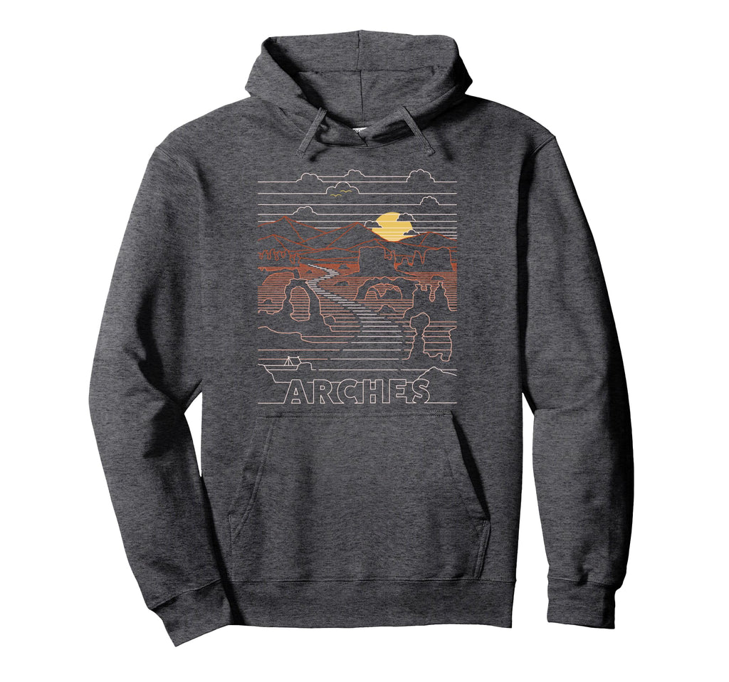 Arches National Park Delicate Arch Hoodie - Casual Everyday Wear Unisex - T-Shirt, Sweatshirt, Hoodie