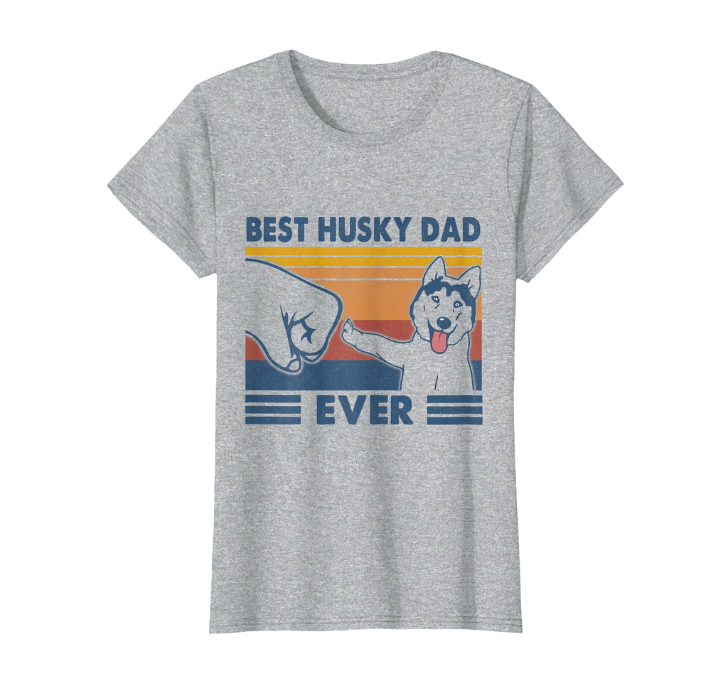 Best Husky Dad Ever Fist Bump T-Shirt - Fun Novelty Design for Adults - T-Shirt, Sweatshirt, Hoodie