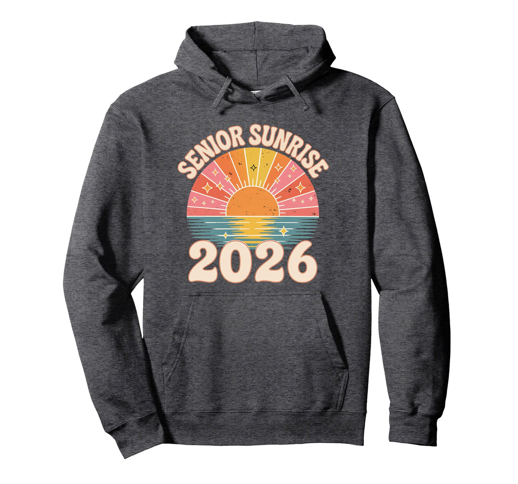 Senior Sunrise 2026 Boho Colorful High Hoodie - Custom Art Print Unisex - T-Shirt, Sweatshirt, Hoodie