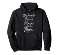 Soccer Mom Gift My Favorite Soccer Player Hoodie - Unique Graphic Unisex - T-Shirt, Sweatshirt, Hoodie