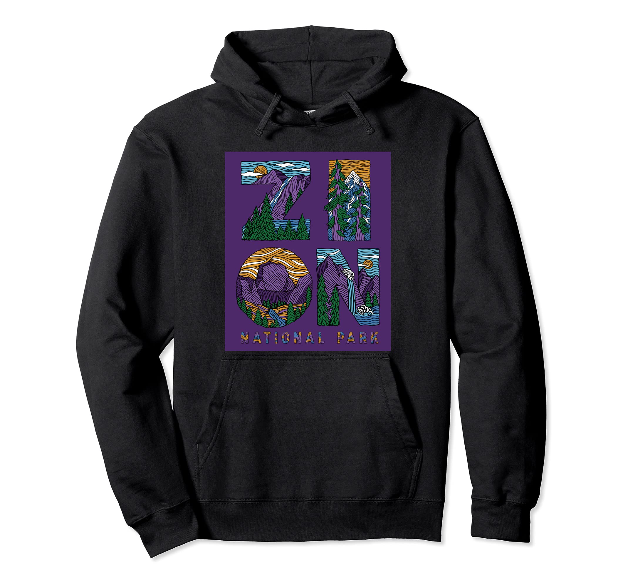 Zion National Park Utah Usa Hoodie - Casual Everyday Wear Unisex - T-Shirt, Sweatshirt, Hoodie