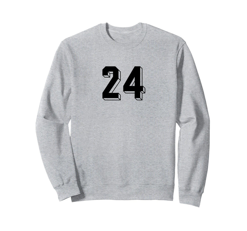 Number 24 80S 90S Soccer Team Sweatshirt - Trendy Graphic for Adults - T-Shirt, Sweatshirt, Hoodie
