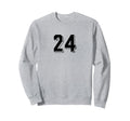Number 24 80S 90S Soccer Team Sweatshirt - Trendy Graphic for Adults - T-Shirt, Sweatshirt, Hoodie