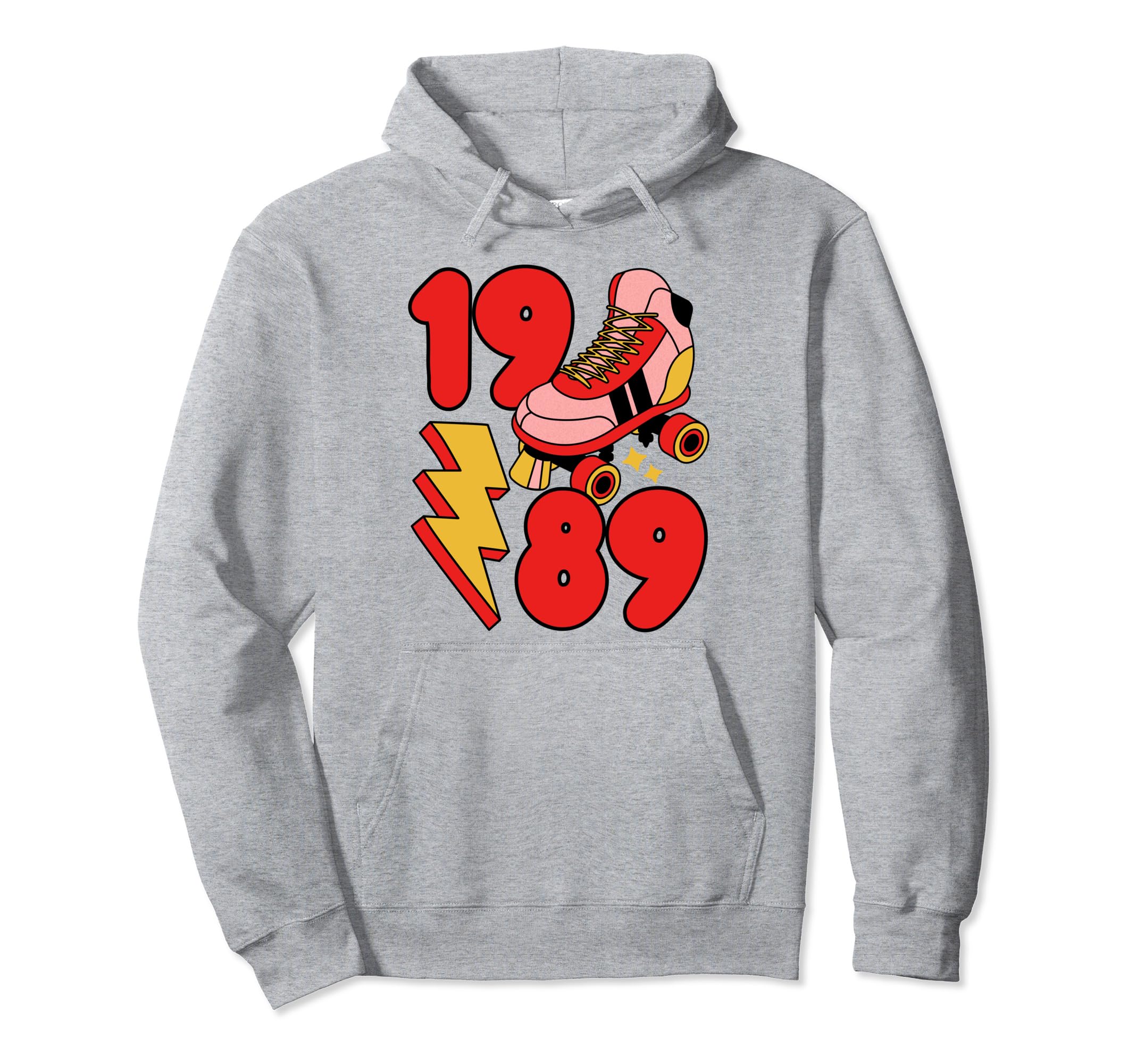 1989 Roller Skate 80S Nostalgia Hoodie - Streetwear Style for Adults - T-Shirt, Sweatshirt, Hoodie