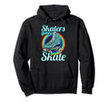 Skaters Gonna Skate Roller Skate Hoodie - Minimalist Print Men Women - T-Shirt, Sweatshirt, Hoodie