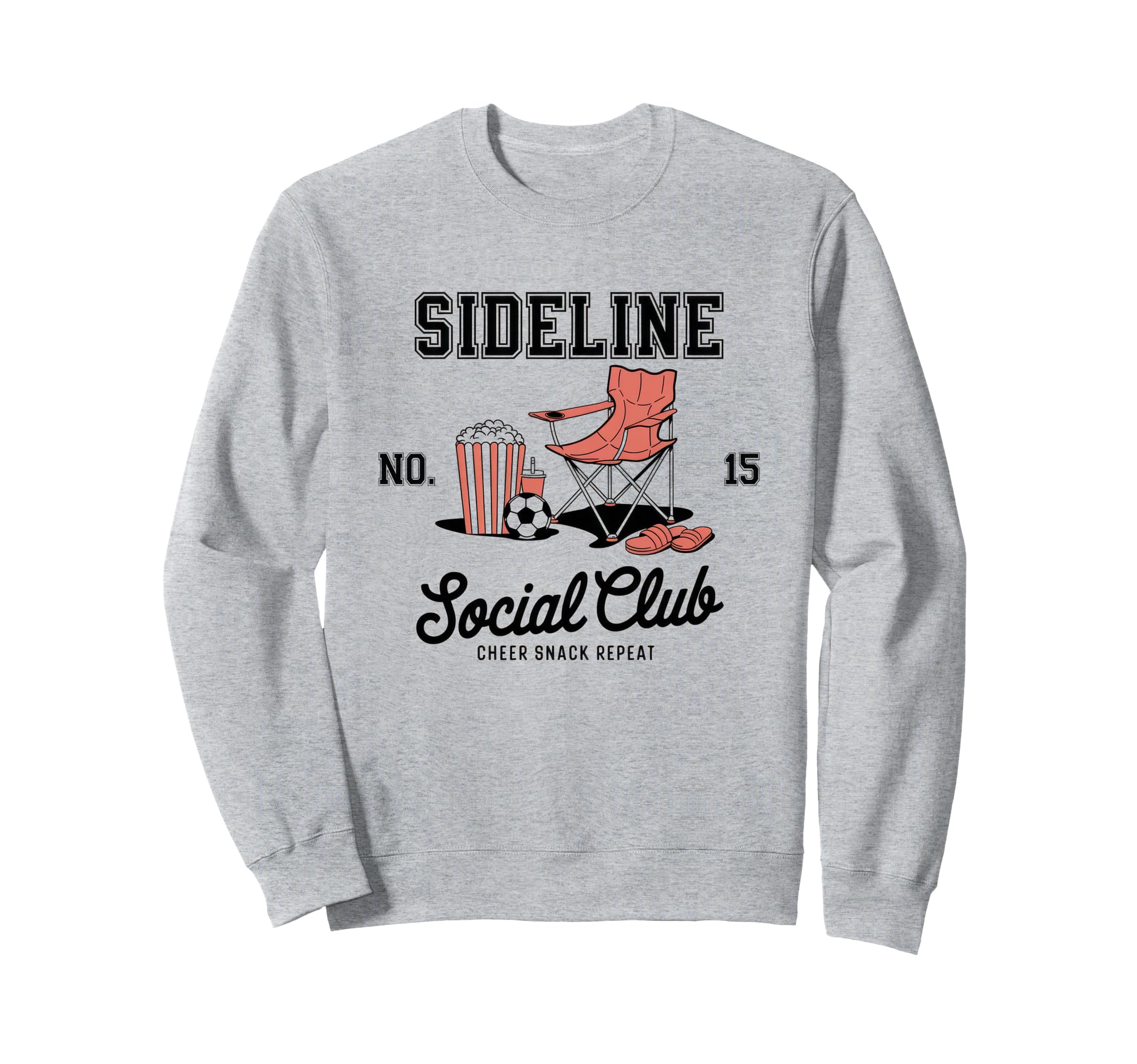 Sideline Social Club Soccer Mom Sweatshirt - Fun Novelty Design Men Women - T-Shirt, Sweatshirt, Hoodie