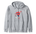 Heart Soccer Gift Hoodie - Streetwear Style for Adults - T-Shirt, Sweatshirt, Hoodie