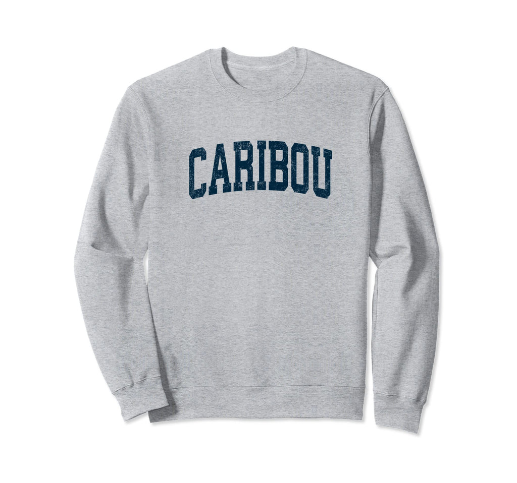 Caribou Maine Me Athletic Sports Sweatshirt - Unique Graphic for Adults - T-Shirt, Sweatshirt, Hoodie