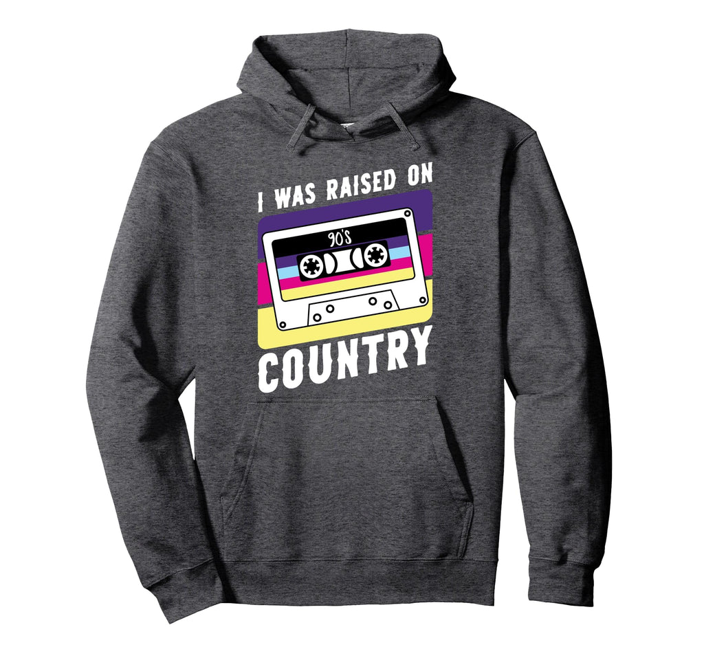 Cassette Tape I Was Raised 90S Country Hoodie - Trendy Graphic for Adults - T-Shirt, Sweatshirt, Hoodie