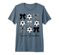 Soccer Grandma Funny Coquette Bow Soccer T-Shirt - Graphic Print Unisex - T-Shirt, Sweatshirt, Hoodie
