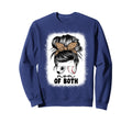 Mom Both Soccer And Baseball Mama Sweatshirt - Graphic Print for Adults - T-Shirt, Sweatshirt, Hoodie