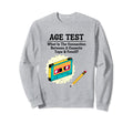 70S 80S 90S Cassette Tape Pencil Sweatshirt - Trendy Graphic for Adults - T-Shirt, Sweatshirt, Hoodie