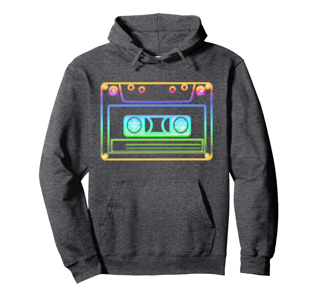 Cassette Tape Old School 70S 80S 90S Hoodie - Minimalist Print for Adults - T-Shirt, Sweatshirt, Hoodie