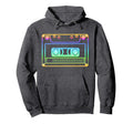 Cassette Tape Old School 70S 80S 90S Hoodie - Minimalist Print for Adults - T-Shirt, Sweatshirt, Hoodie