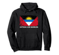 Flag Made Antigua And Barbuda Gift Hoodie - Aesthetic Graphic Unisex - T-Shirt, Sweatshirt, Hoodie