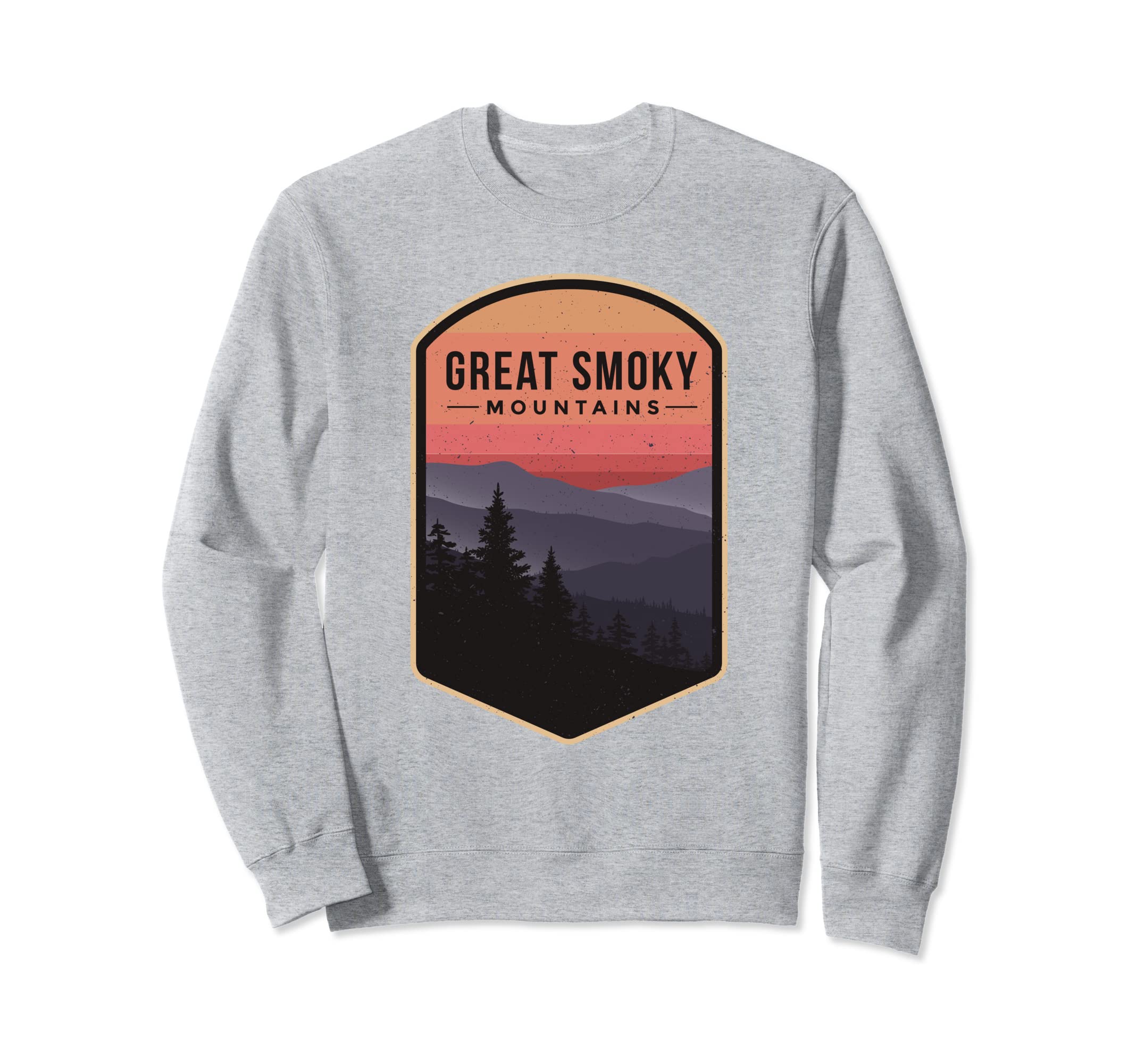 Great Smoky Mountains Sunset Sweatshirt - Unique Graphic for Adults - T-Shirt, Sweatshirt, Hoodie