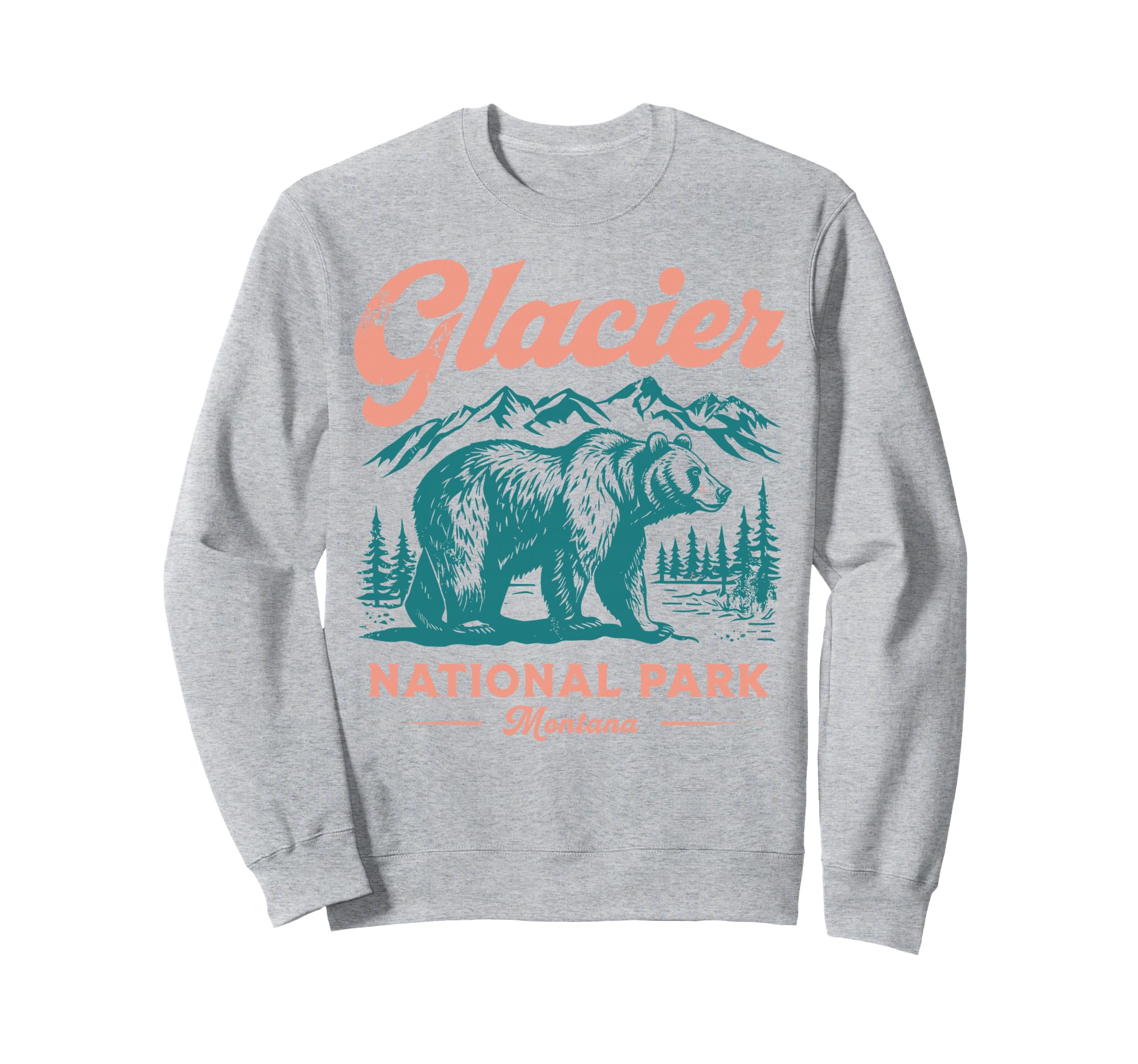 Glacier National Park Montana Usa T-Shirt - Streetwear Style for Adults - T-Shirt, Sweatshirt, Hoodie
