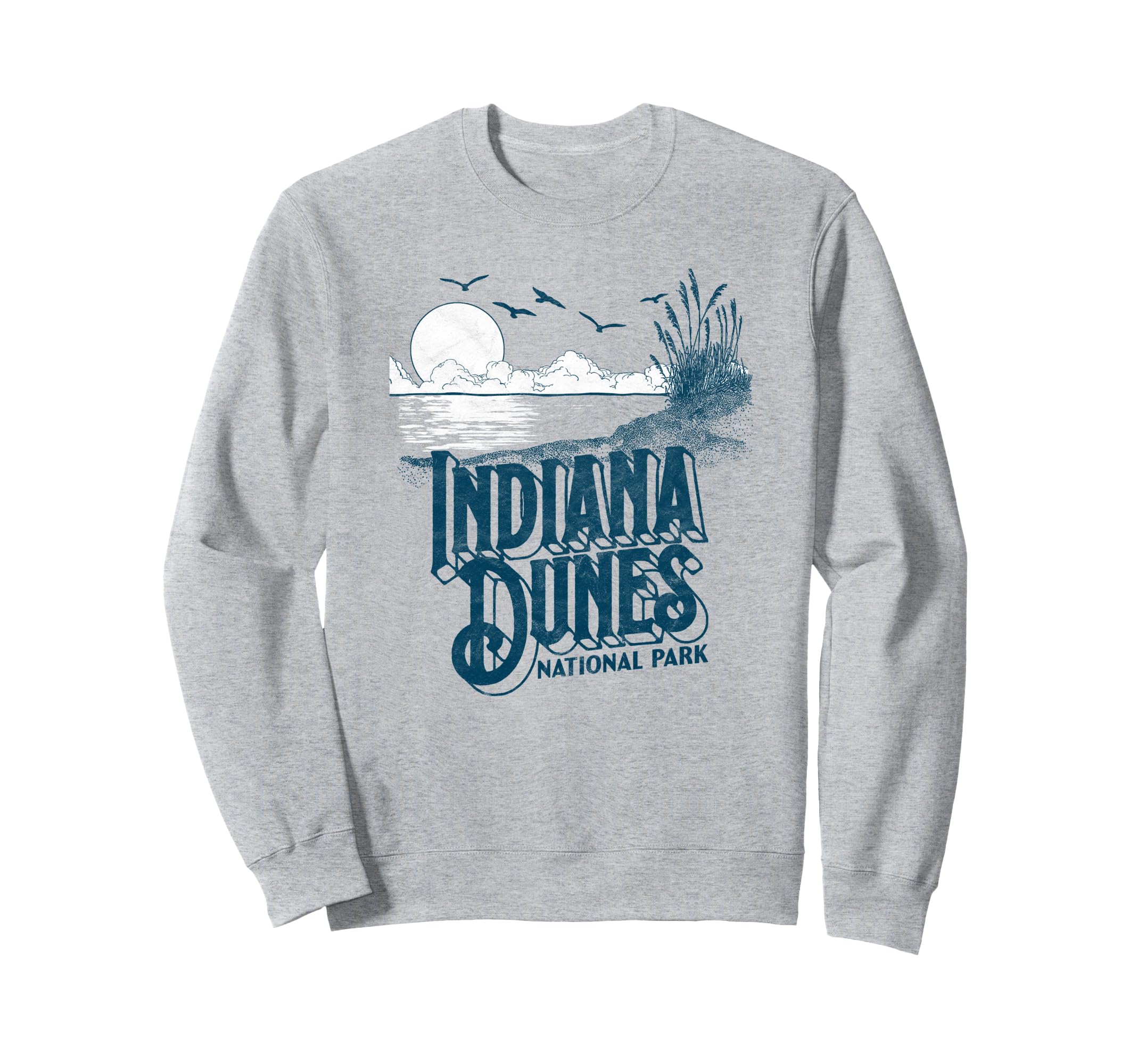 Indiana Dunes National Park 80S Sweatshirt - Minimalist Print Unisex - T-Shirt, Sweatshirt, Hoodie