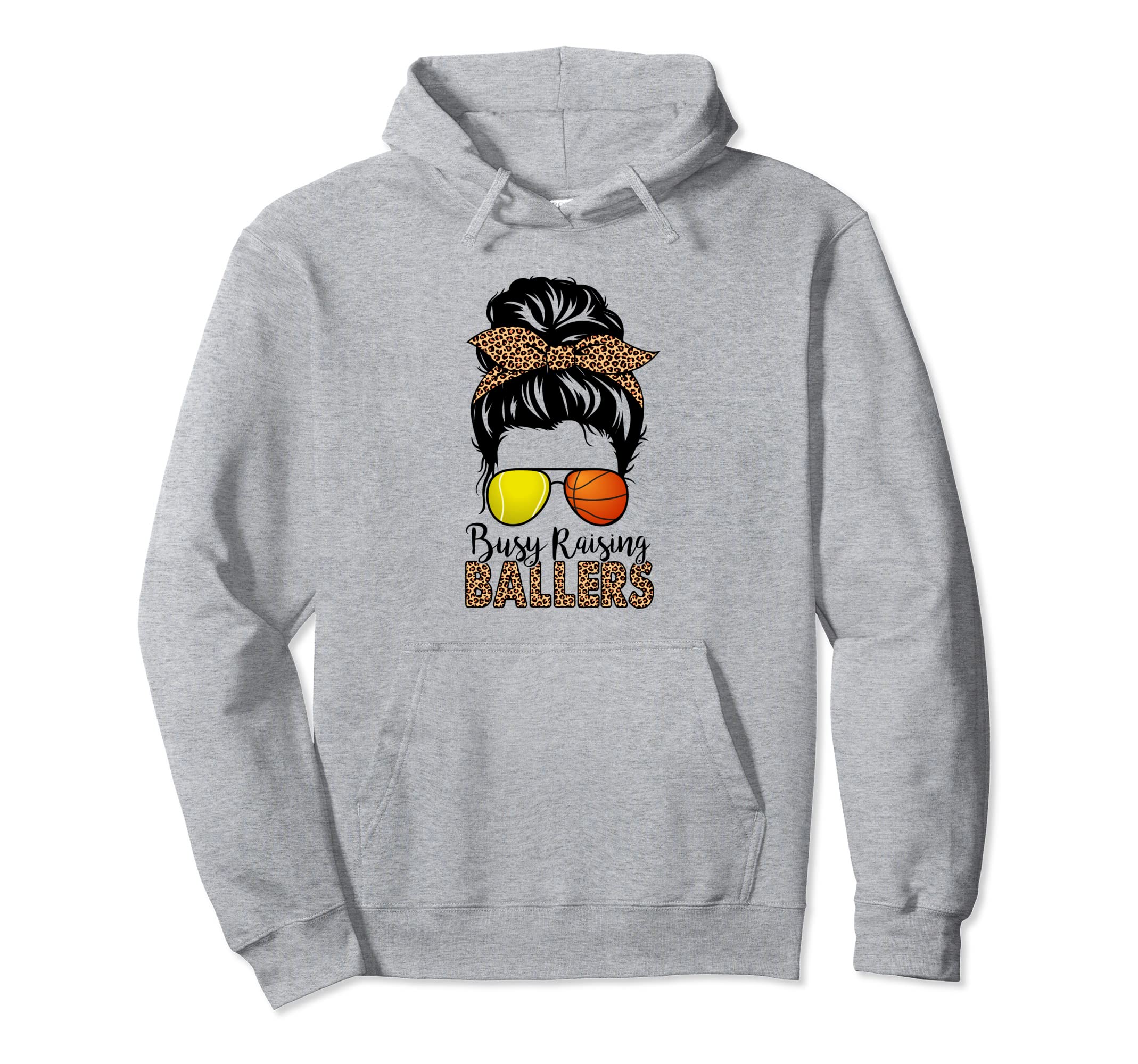 Busy Raising Ballers Tennis Football Hoodie - Casual Everyday Wear Unisex - T-Shirt, Sweatshirt, Hoodie