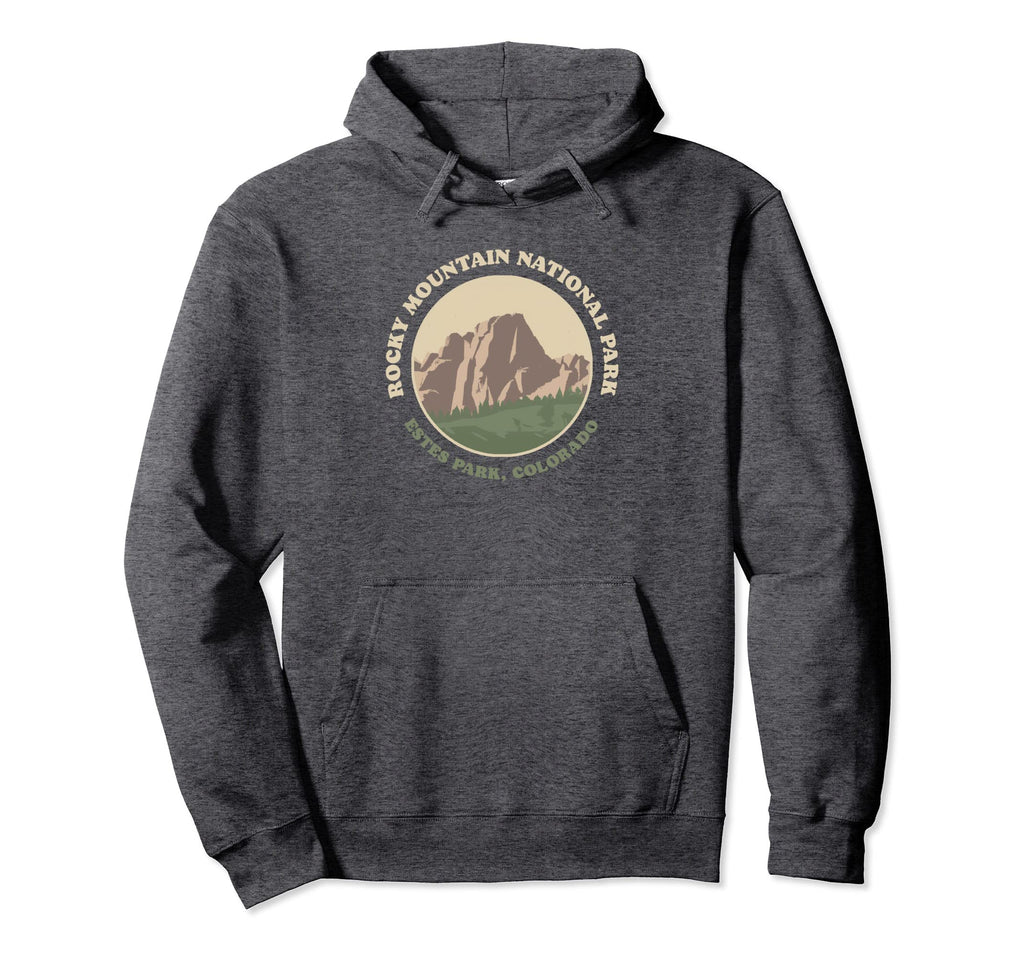 Rocky Mountain National Park Badge Estes Hoodie - Streetwear Style Unisex - T-Shirt, Sweatshirt, Hoodie