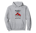 Hiphop Music Lover Musician Dj Hoodie - Casual Everyday Wear for Adults - T-Shirt, Sweatshirt, Hoodie