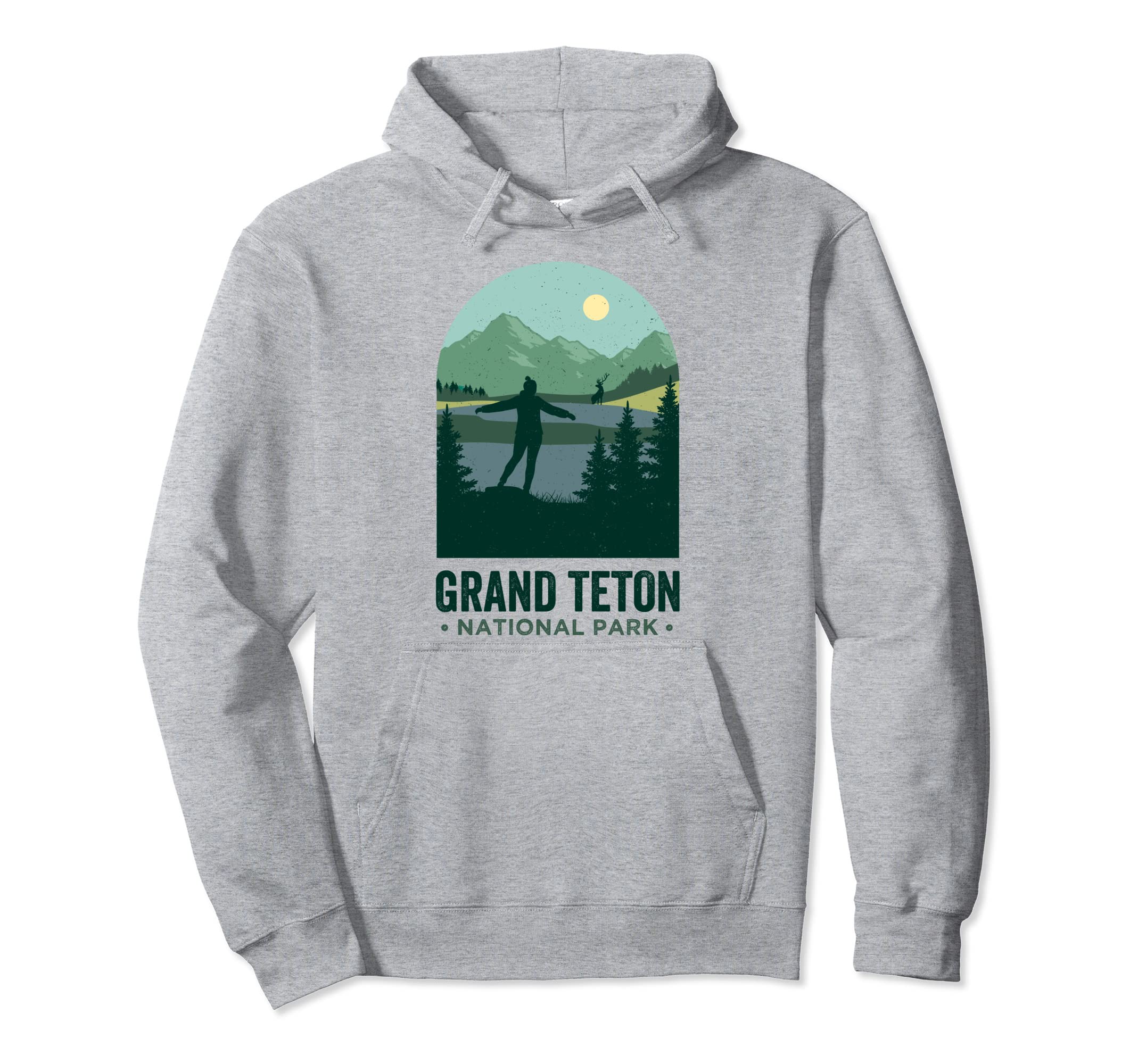 Grand Tetons Grand Teton National Park Hoodie - Streetwear Style Unisex - T-Shirt, Sweatshirt, Hoodie