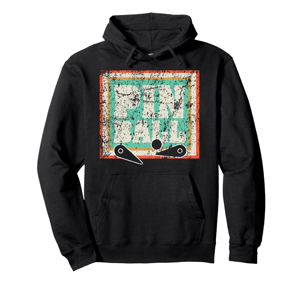 Pinball Funny Pinballer Machine Hoodie - Novelty Apparel for Adults - T-Shirt, Sweatshirt, Hoodie