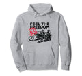 Route 66 Feel Freedom Hoodie - Aesthetic Graphic Unisex - T-Shirt, Sweatshirt, Hoodie