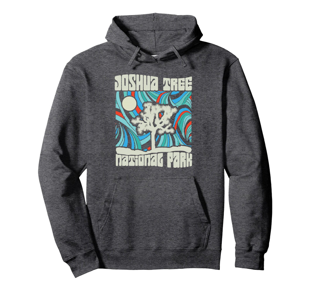 Joshua Tree National Park Psychedelic 60S Hoodie - Aesthetic Graphic Unisex - T-Shirt, Sweatshirt, Hoodie