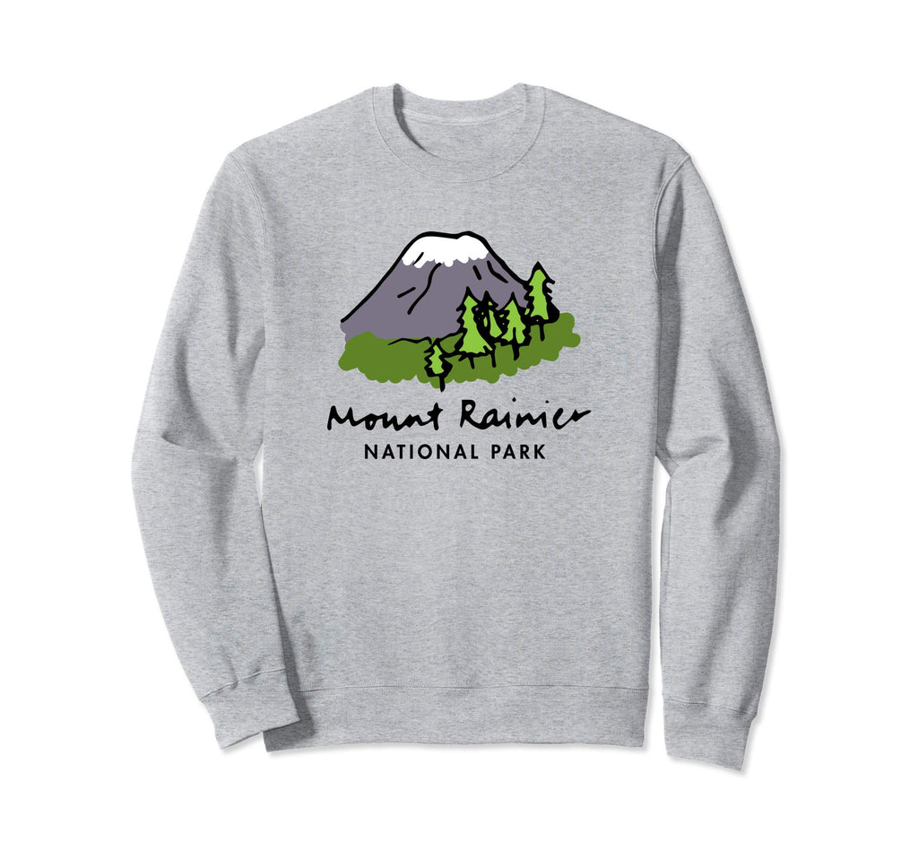 Family Vacation Mount Ranier Sweatshirt - Aesthetic Graphic for Adults - T-Shirt, Sweatshirt, Hoodie