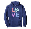 Soccer Love Valentine Mom Cleats Game Hoodie - Novelty Apparel Men Women - T-Shirt, Sweatshirt, Hoodie