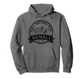 Denali Est 1917 Alaska National Park Hoodie - Graphic Print Unisex - T-Shirt, Sweatshirt, Hoodie