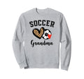 Soccer Grandma Leopard Heart Sweatshirt - Fun Novelty Design Men Women - T-Shirt, Sweatshirt, Hoodie