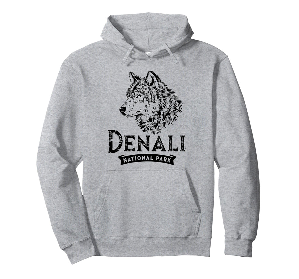 Denali Est 1917 Alaska National Park Hoodie - Graphic Print for Adults - T-Shirt, Sweatshirt, Hoodie