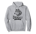 Denali Est 1917 Alaska National Park Hoodie - Graphic Print for Adults - T-Shirt, Sweatshirt, Hoodie