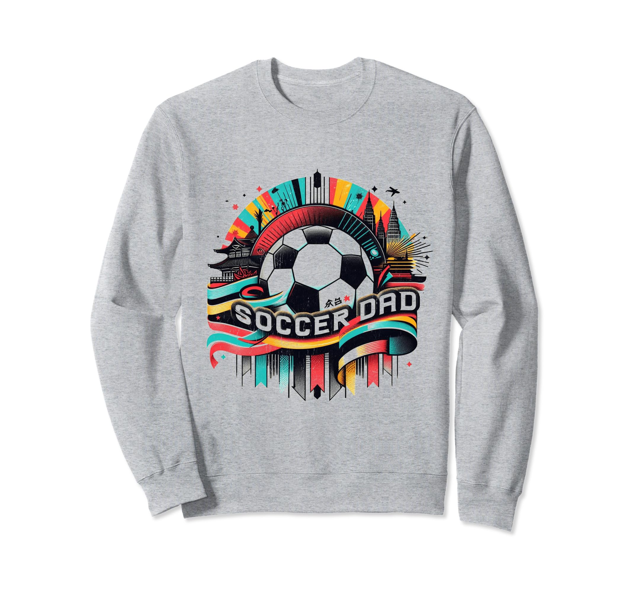 Soccer Dad Family Matching Dad Sweatshirt - Graphic Print for Adults - T-Shirt, Sweatshirt, Hoodie
