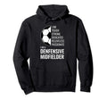 I Am Defensive Midfielder Football Soccer Hoodie - Trendy Graphic Unisex - T-Shirt, Sweatshirt, Hoodie
