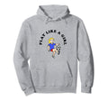Play Like Soccer Hoodie - Aesthetic Graphic for Adults - T-Shirt, Sweatshirt, Hoodie