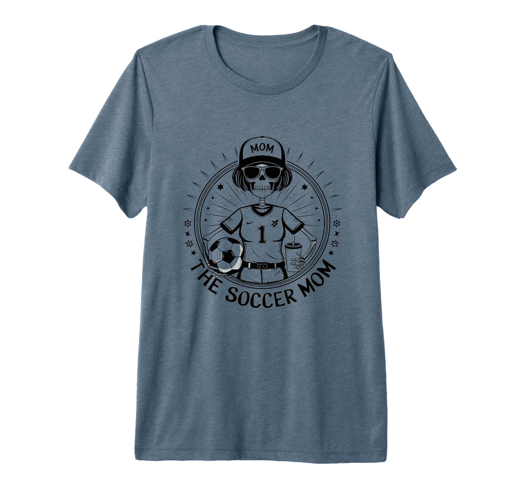 Soccer Mom Skeletton Halloween T-Shirt - Fun Novelty Design for Adults - T-Shirt, Sweatshirt, Hoodie