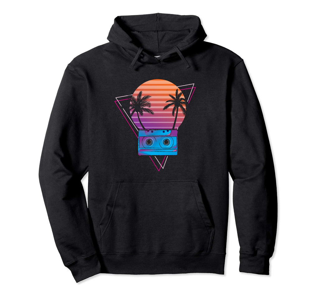 Outrun Synthwave Vaporwave Sunset Hoodie - Trendy Graphic Men Women - T-Shirt, Sweatshirt, Hoodie
